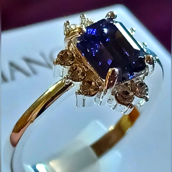 Sterling Brilliance Crystal Quartz Ring Size 9 (NEW) Still in Box - Picture 1 of 8